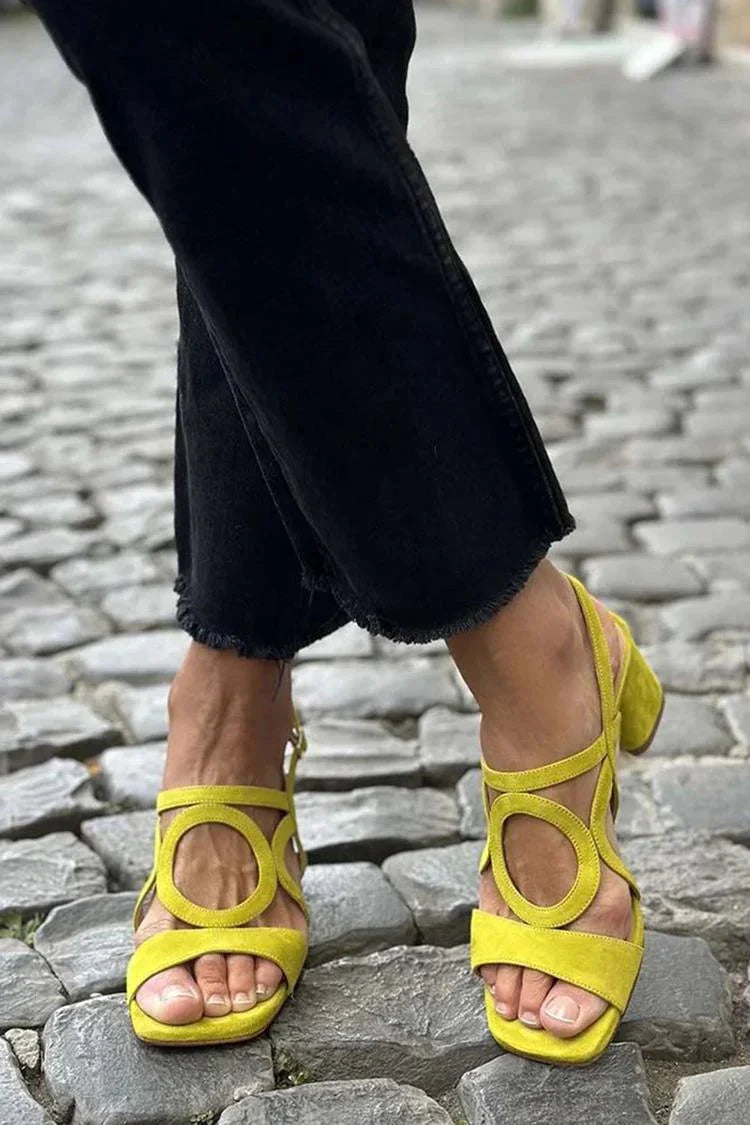 Women's Heeled Sandal – Sculpted Ankle Strap