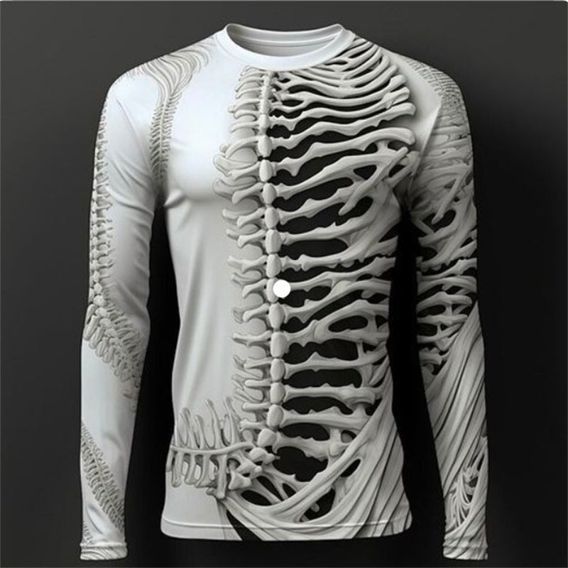Men's Slim-Fit Long-Sleeve Shirt - Lightweight Pullover Modern Style