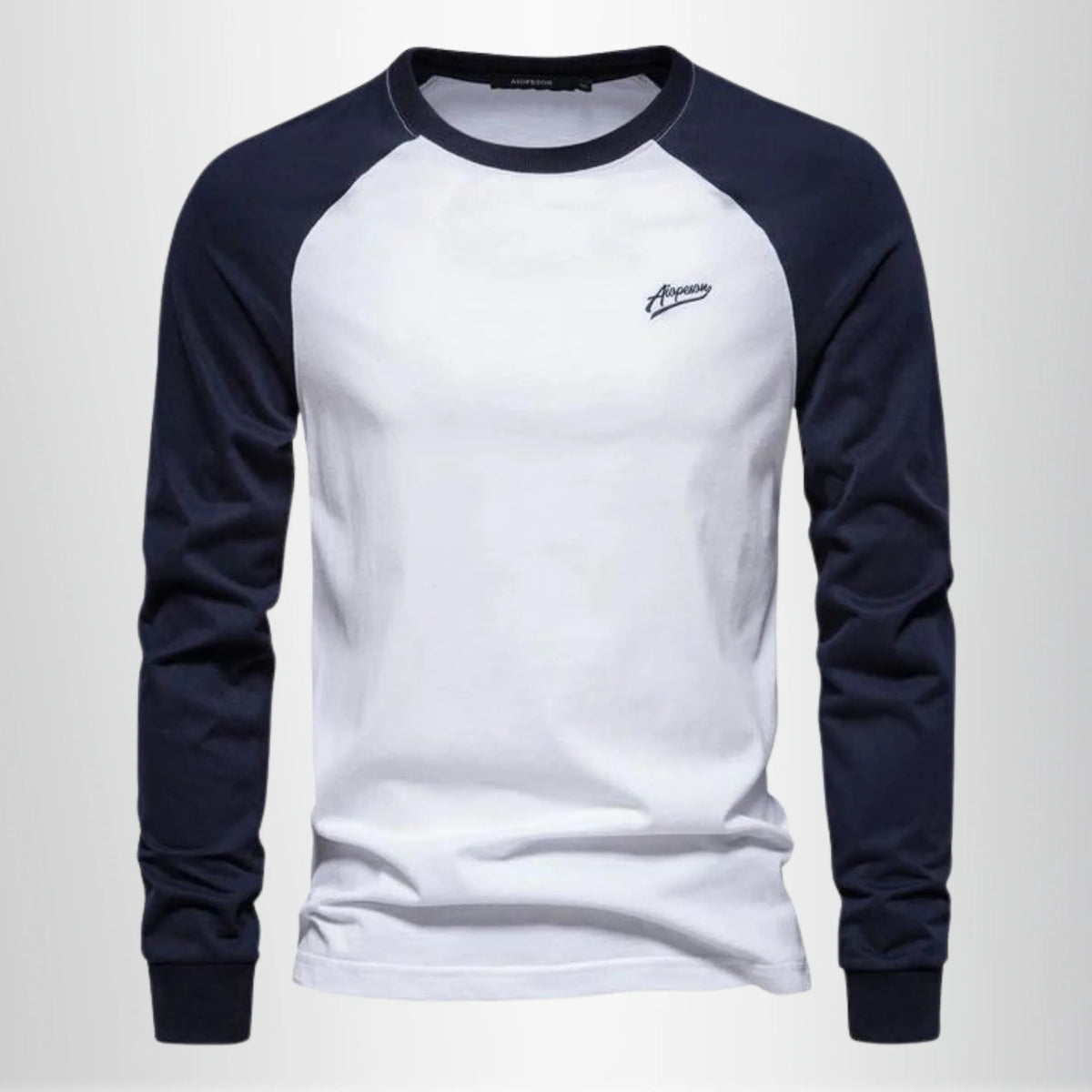 Men's Cotton T-Shirt – Raglan Sleeves, Clean Style