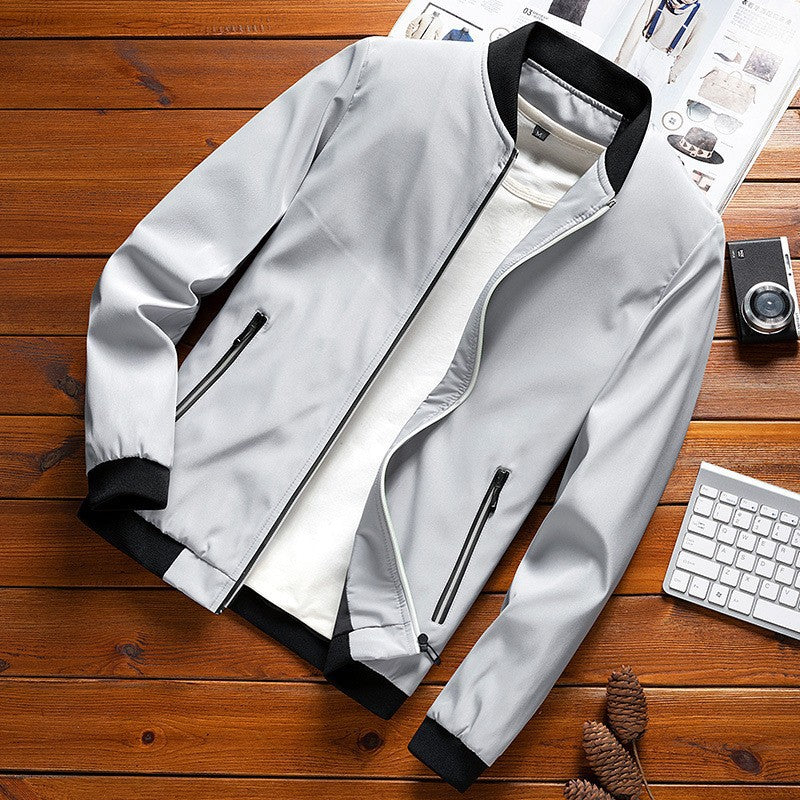 Men's Bomber Jacket – Modern Structured Fit