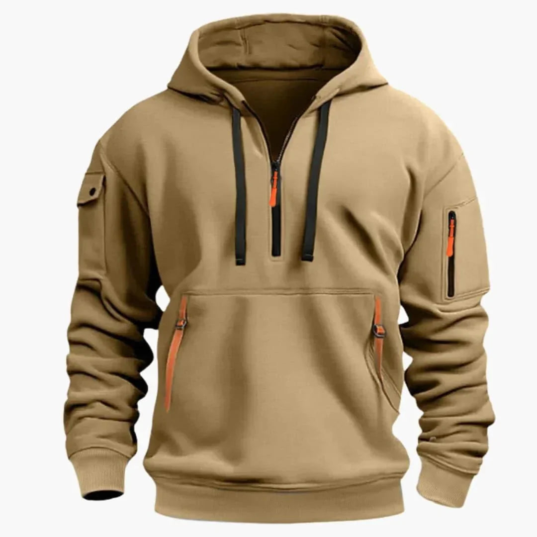 Men's Oversized Hoodie – Multiple Practical Pockets