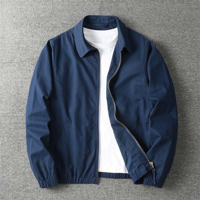 Men's Casual Vintage Jacket – Loose Washed Fit