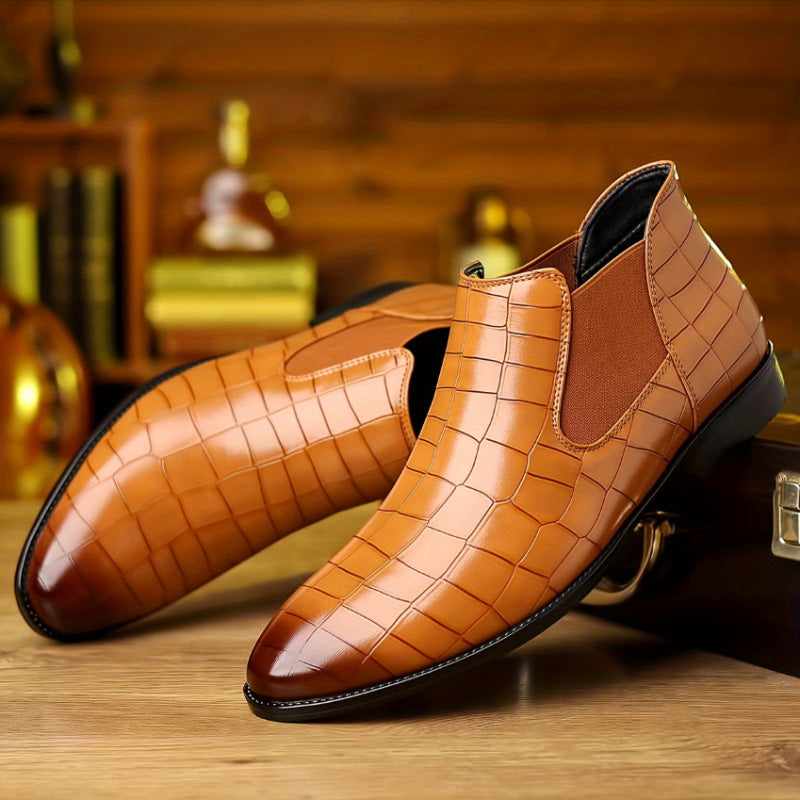 Men's Pointed-Toe Boots – Low British Style