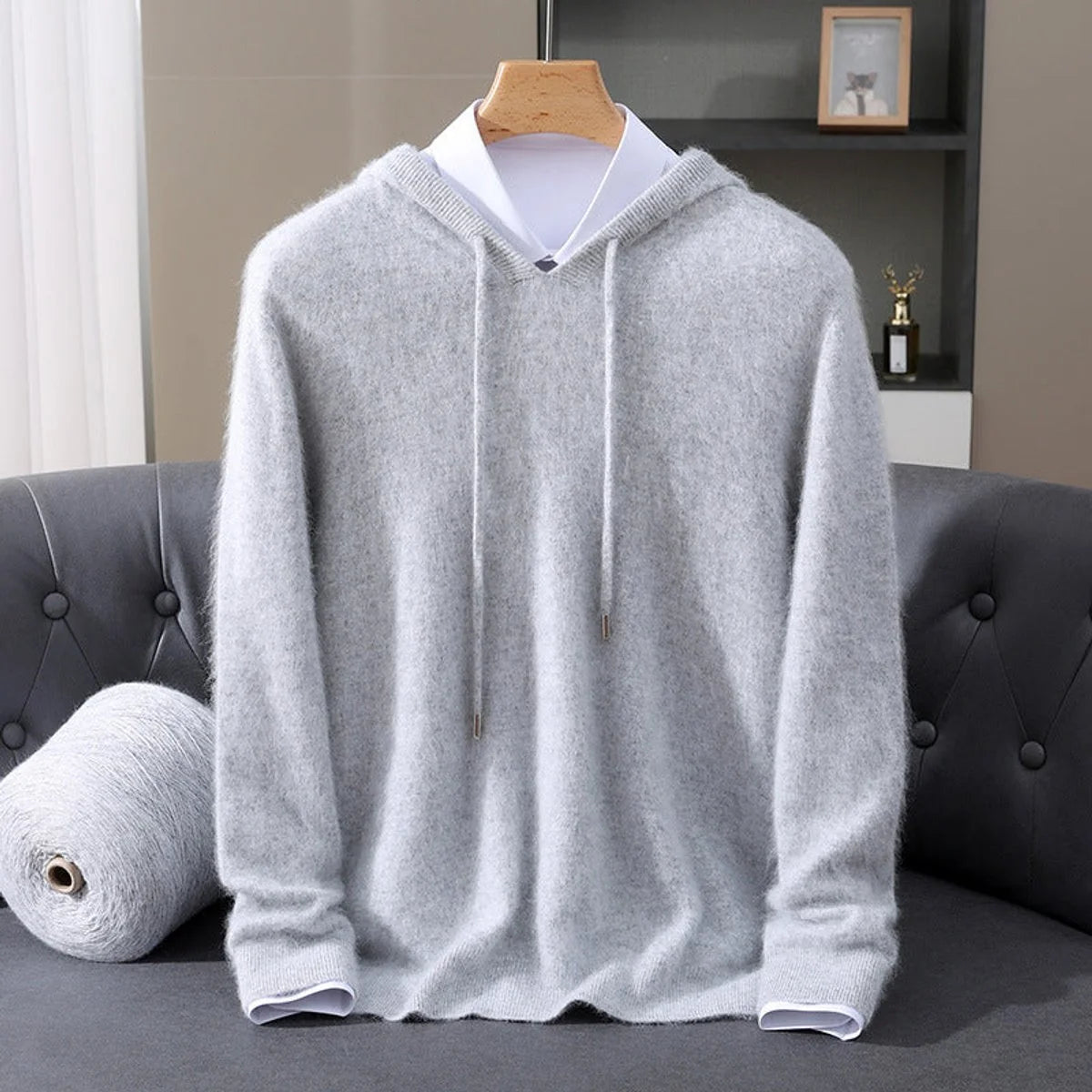 Men's Hooded Sweatshirt – Relaxed Minimalist Fit