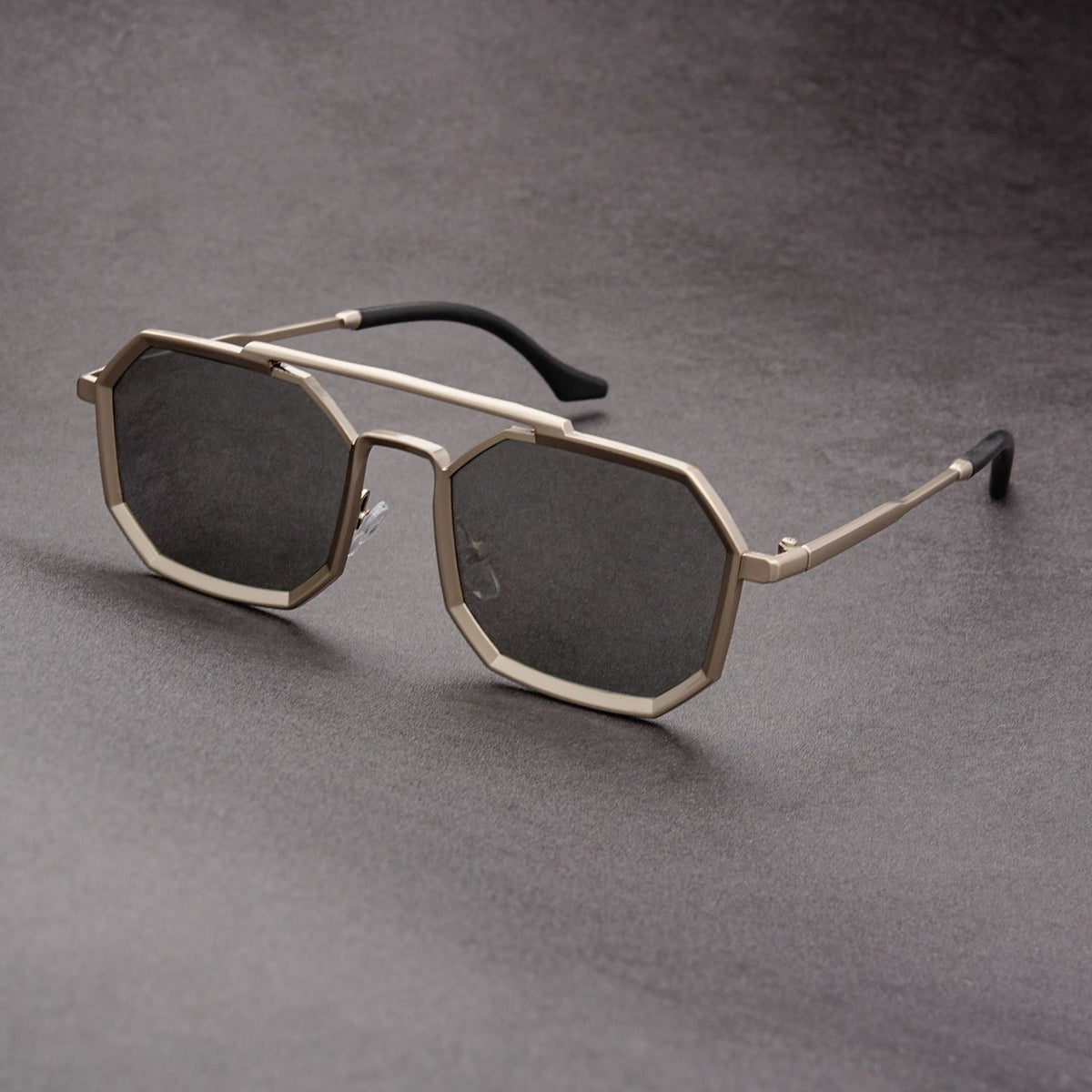 Unisex Double Bridge Sunglasses – European Futuristic Punk Style