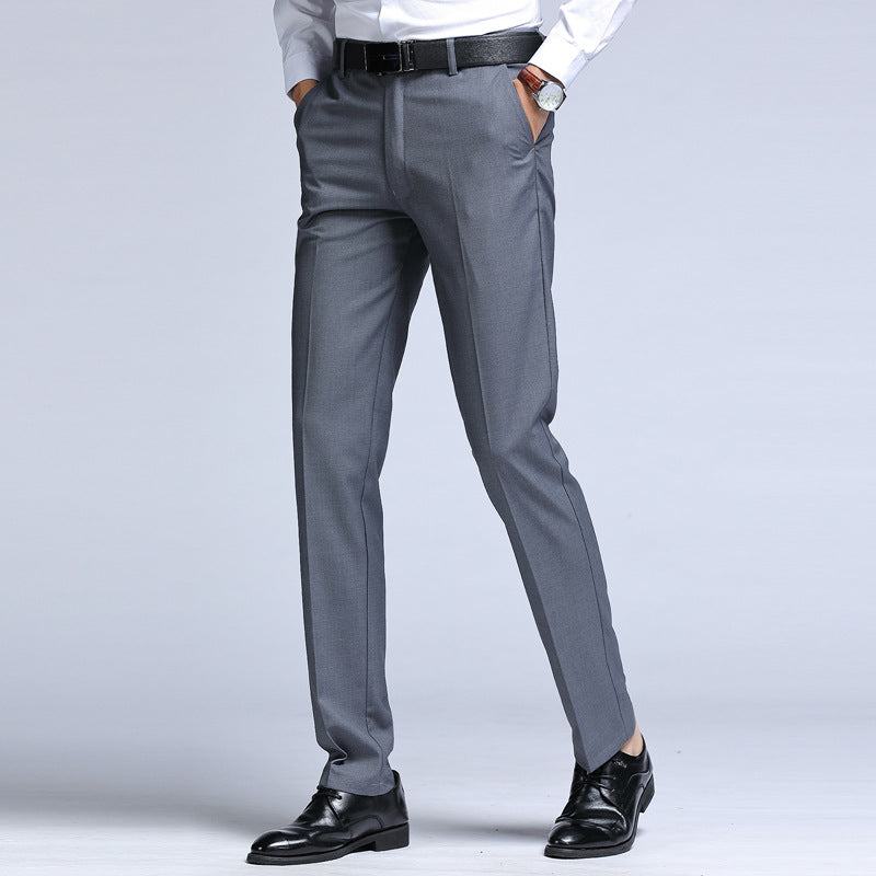 Men's Slim-Fit Trousers - Elegant Tailored Style