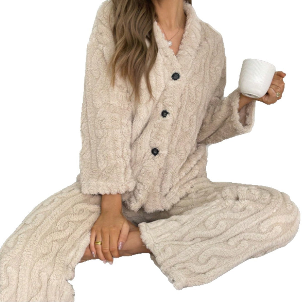 Two-Piece Women’s Cardigan Set – Chic Relaxed Loungewear