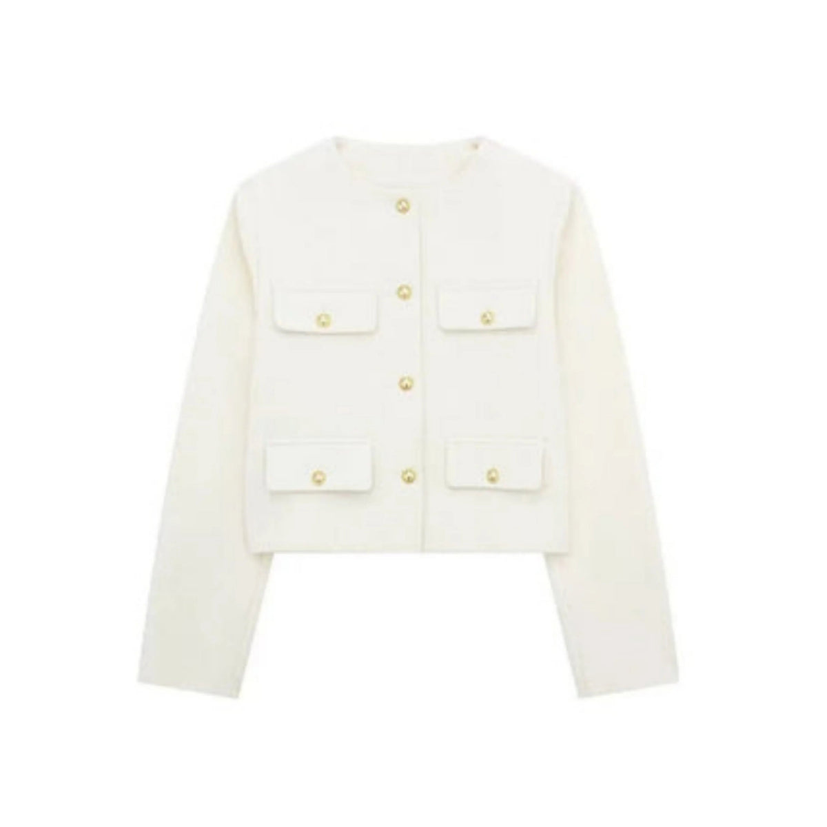Women's Cropped Jacket - Short, Structured Cut with Clean Finish