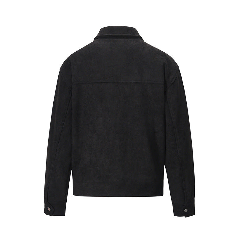 Men's Cotton Jacket – Regular Fit with Multiple Pockets