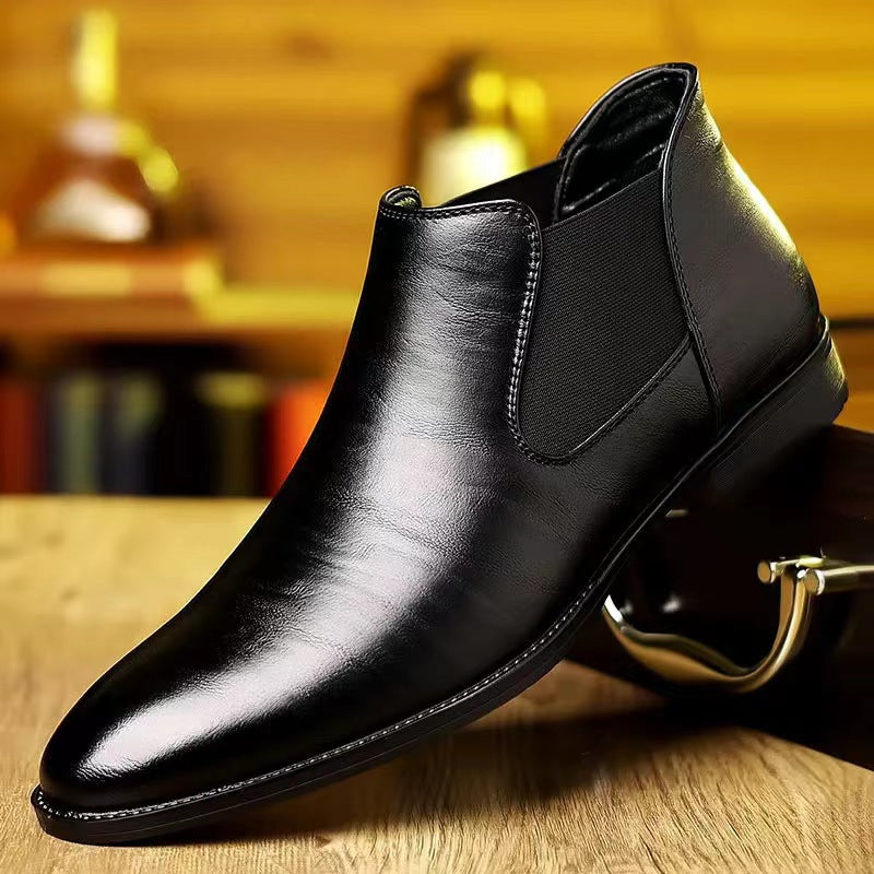 Men's Vegan Shoes – Sleek Pointed-Toe Business Shoes