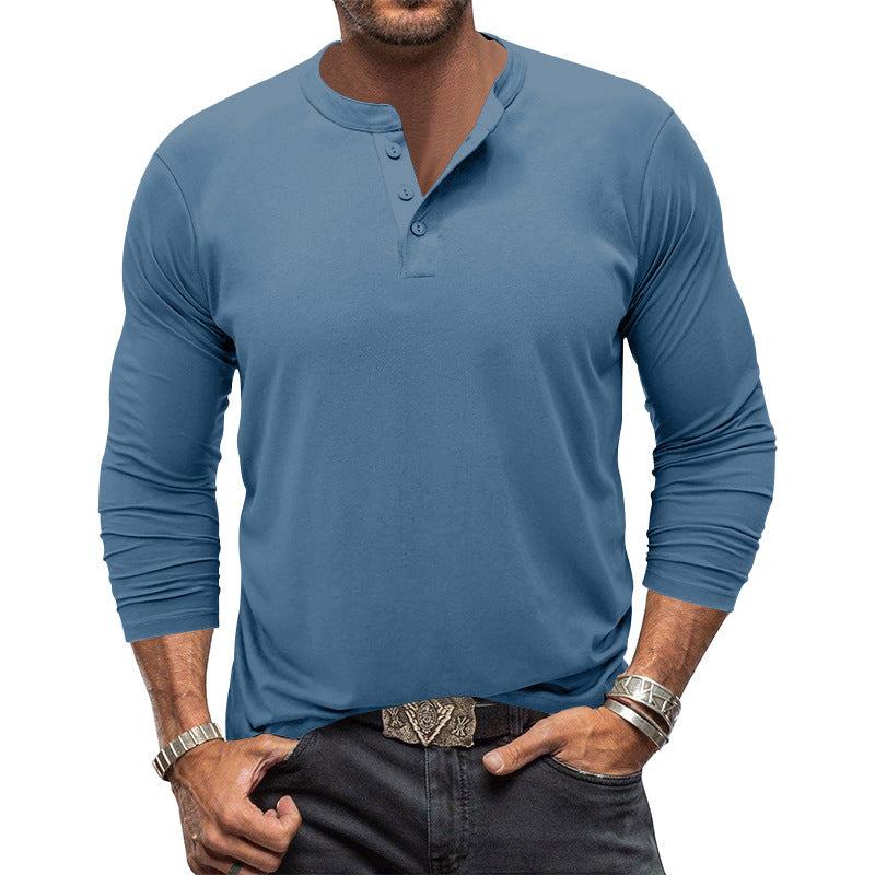 Men's Long-Sleeved T-Shirt – Classic Slim Fit