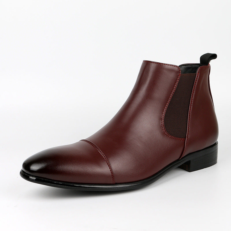 Men's Chelsea Boots – Retro Square Toe and Low Heel