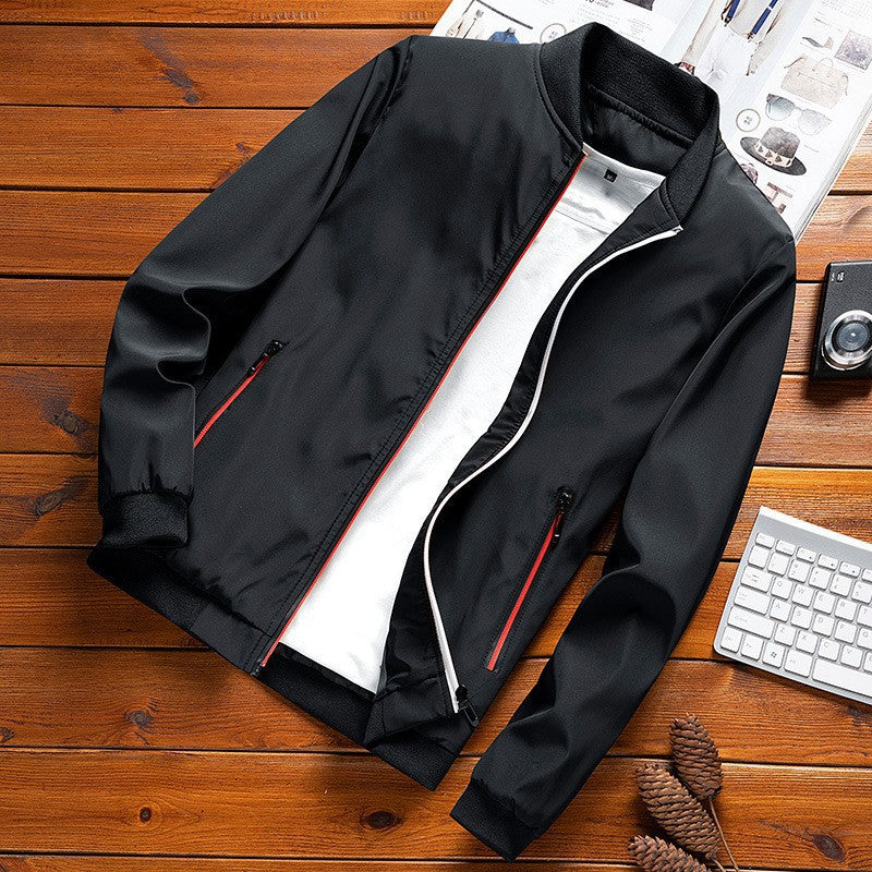 Men's Bomber Jacket – Modern Structured Fit