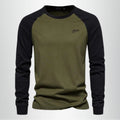 Men's Cotton T-Shirt – Raglan Sleeves, Clean Style