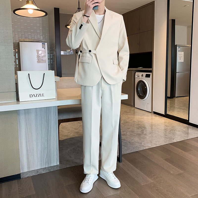 Slim-Fit Men's Suit – Modern Two-Piece Jacket and Trousers