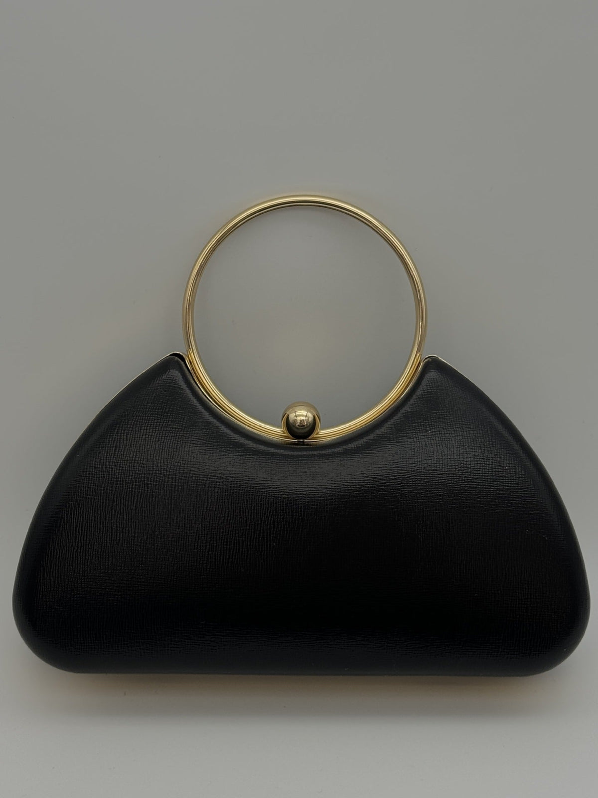 Women's Evening Handbag – Elegant Clutch with Minimalist Metal Frame