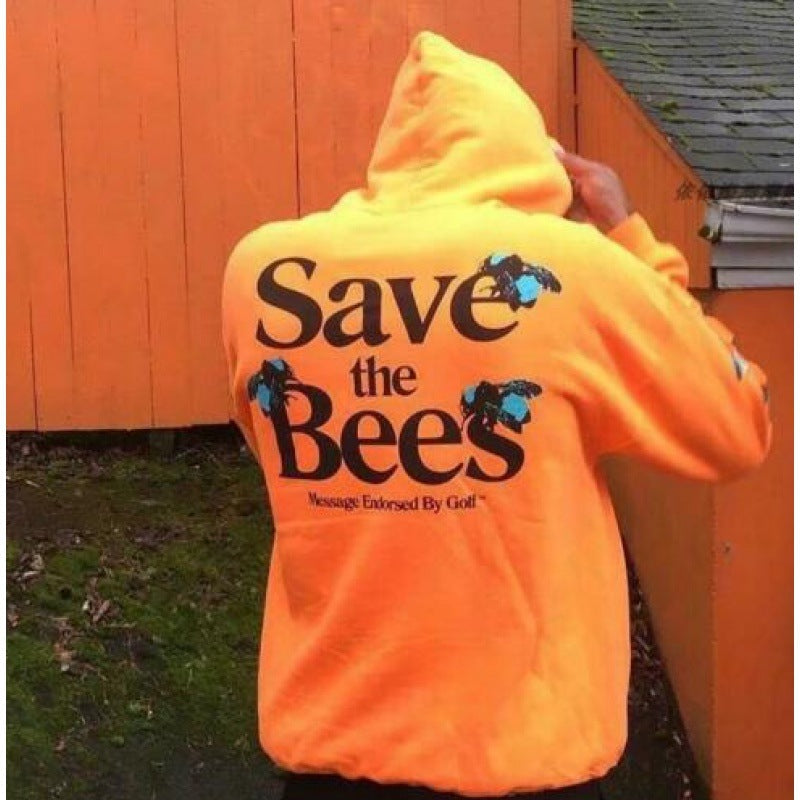Men's Cotton Hooded Sweatshirt - Relaxed Fit with Animal Design