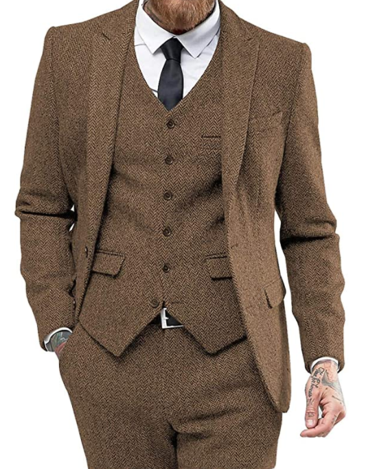 Men's Three-Piece Suit – Classic Tailoring Set