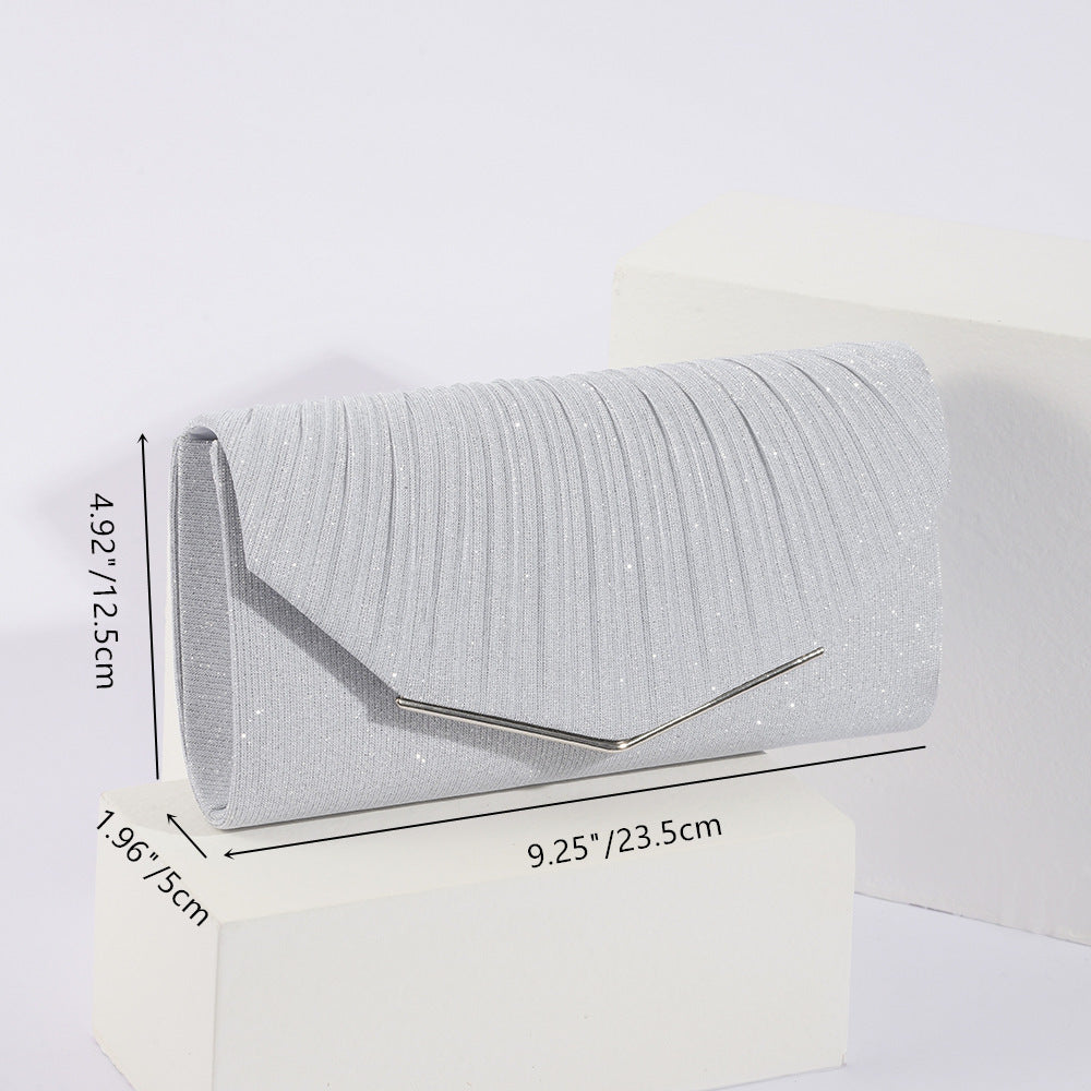 Vintage Evening Clutch Bag for Women – Chic Flap Cushion Shape