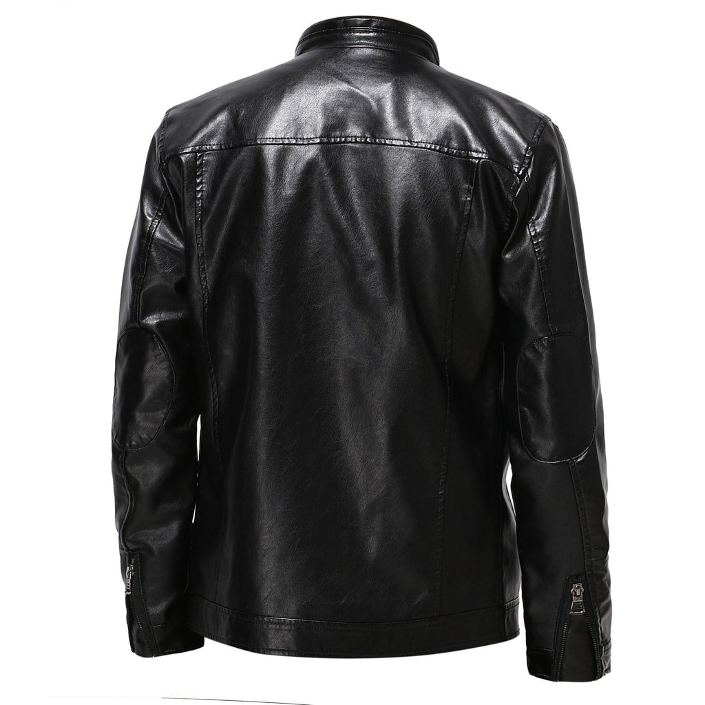 Men's Fitted Zip Jacket – Crew Neck with Pockets