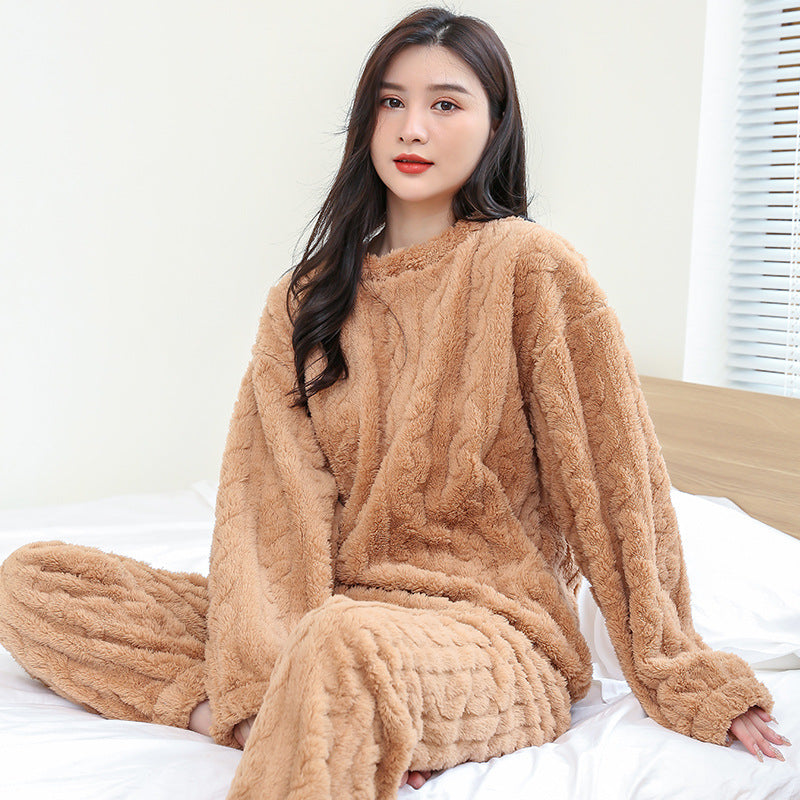 Women's Flannel Loungewear Set – Thick, Soft, Relaxed Fit