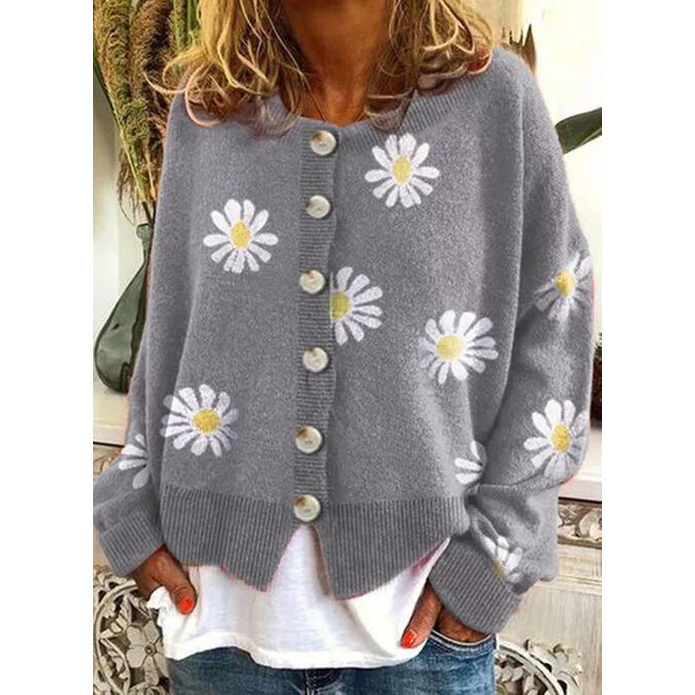 Women's Vest in Knit – Relaxed Silhouette, Printed Pattern