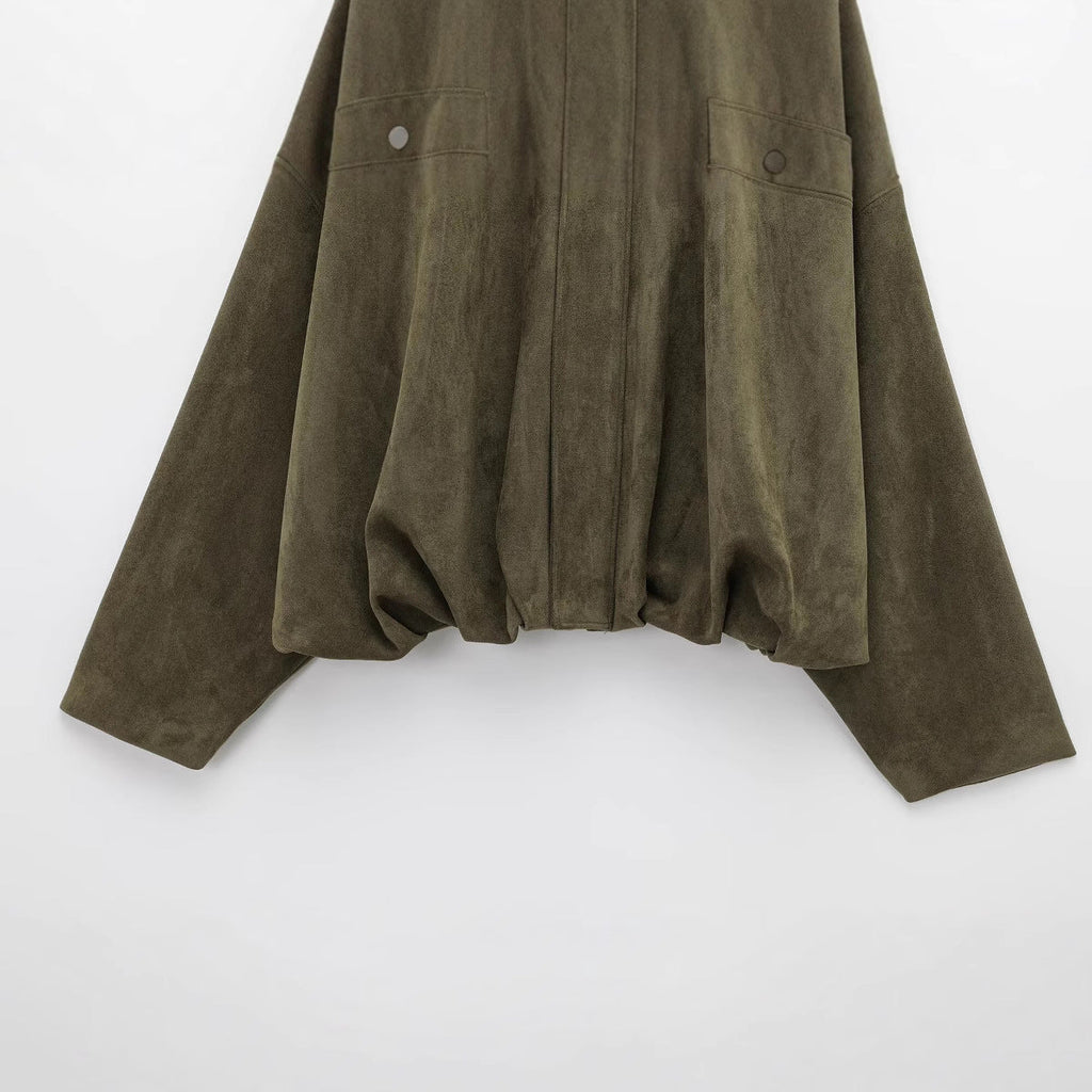 Men's Suede-Look Pilot Jacket – Soft Finish, Comfortable Feel