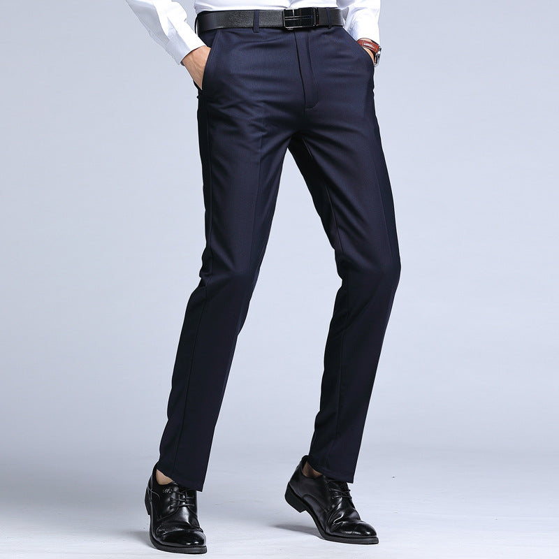 Men's Slim-Fit Trousers - Elegant Tailored Style