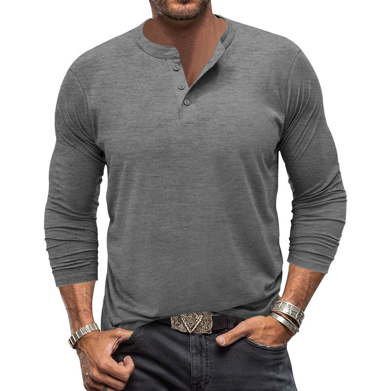 Men's Long-Sleeved T-Shirt – Classic Slim Fit
