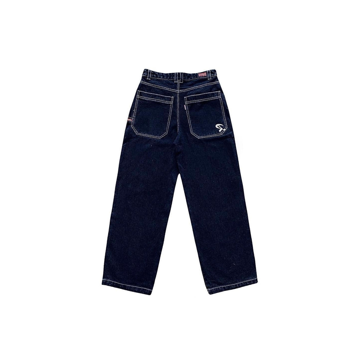 Women's Wide-Leg Trousers – Vintage Pocket Detail Relaxed Fit