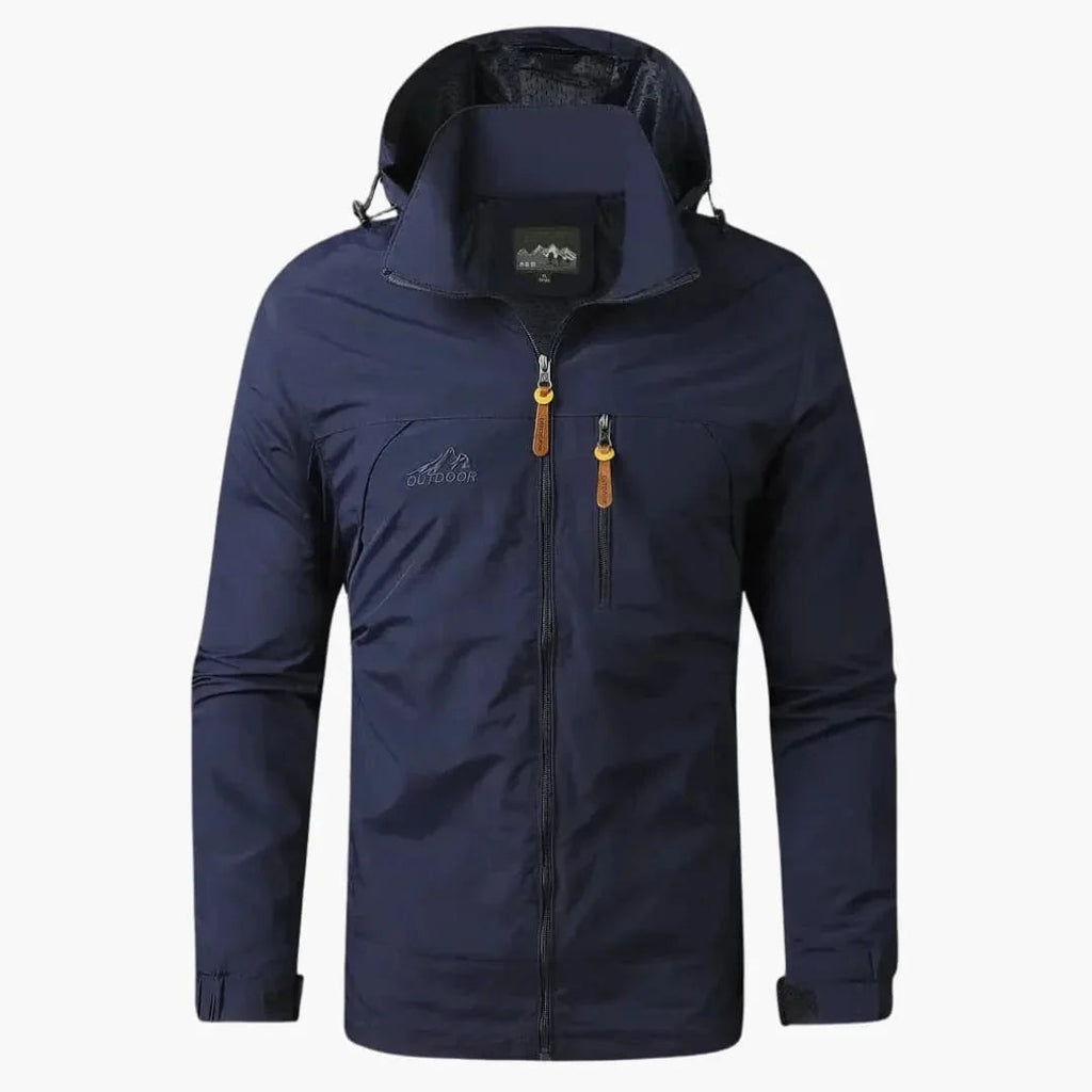 Men’s Hooded Windbreaker Jacket – Lightweight and Versatile