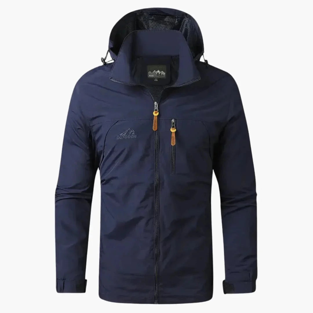 Men’s Hooded Windbreaker Jacket – Lightweight and Versatile