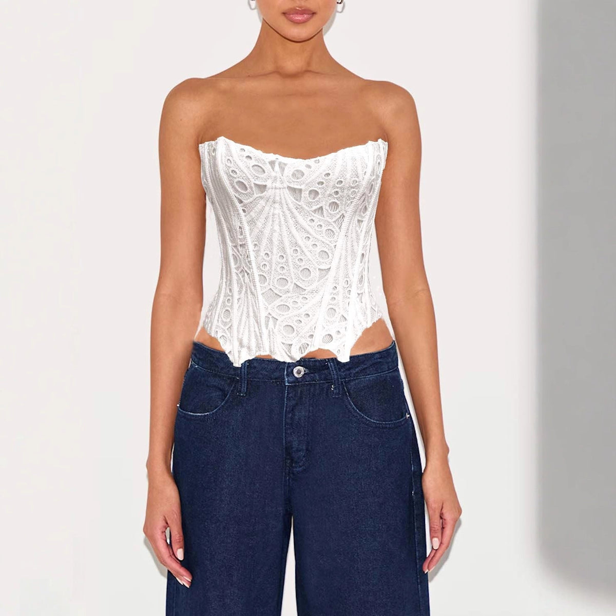 Women's Strapless Top - Contemporary Bardot Line