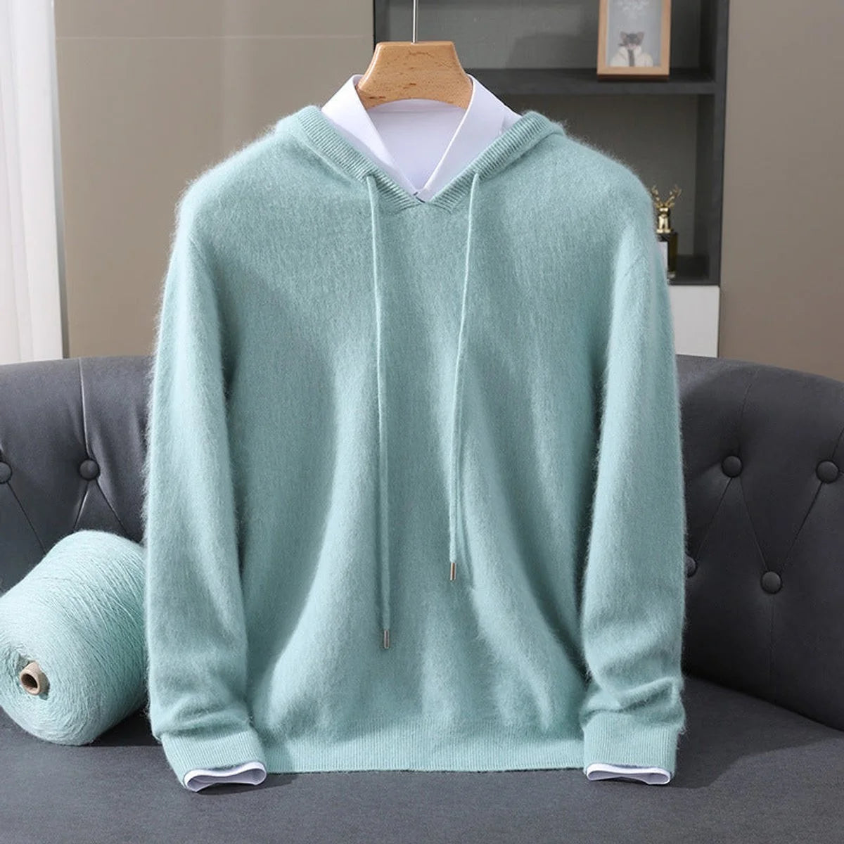 Men's Hooded Sweatshirt – Relaxed Minimalist Fit