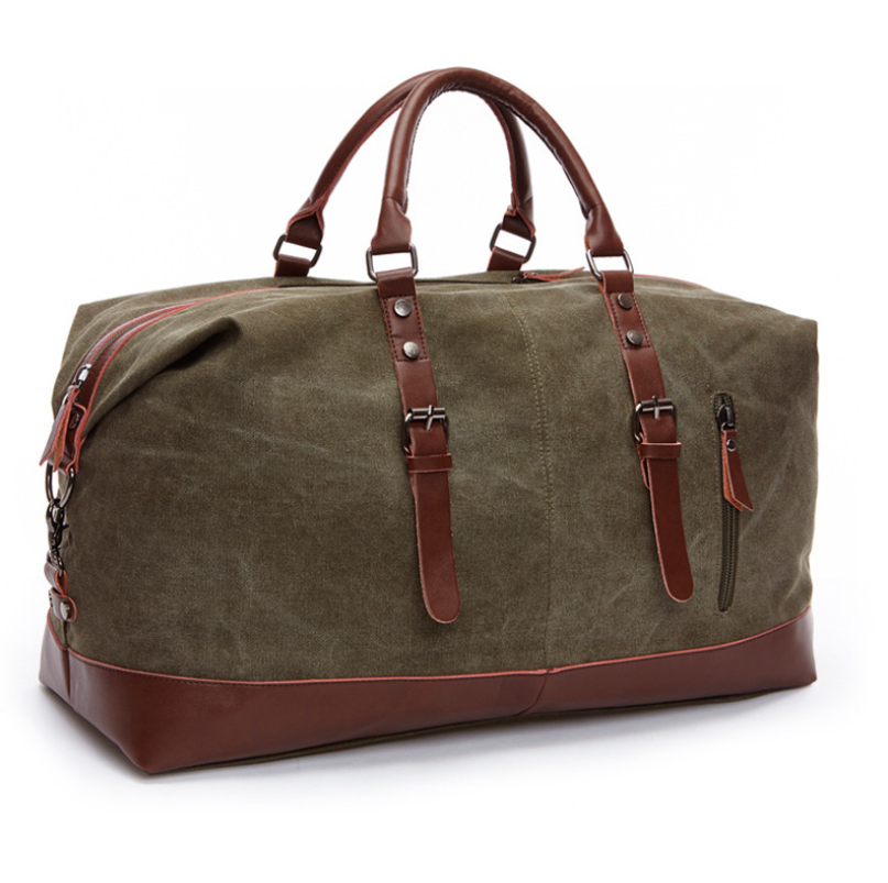 Men's Canvas Tote Bag – Large Shoulder Travel Bag