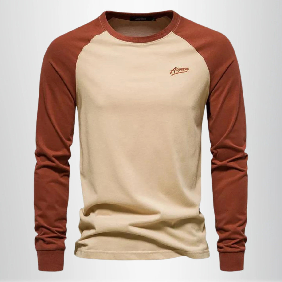 Men's Cotton T-Shirt – Raglan Sleeves, Clean Style