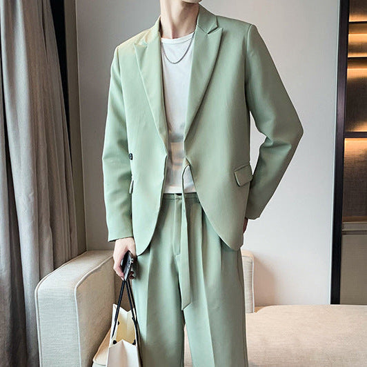 Slim-Fit Men's Suit – Modern Two-Piece Jacket and Trousers