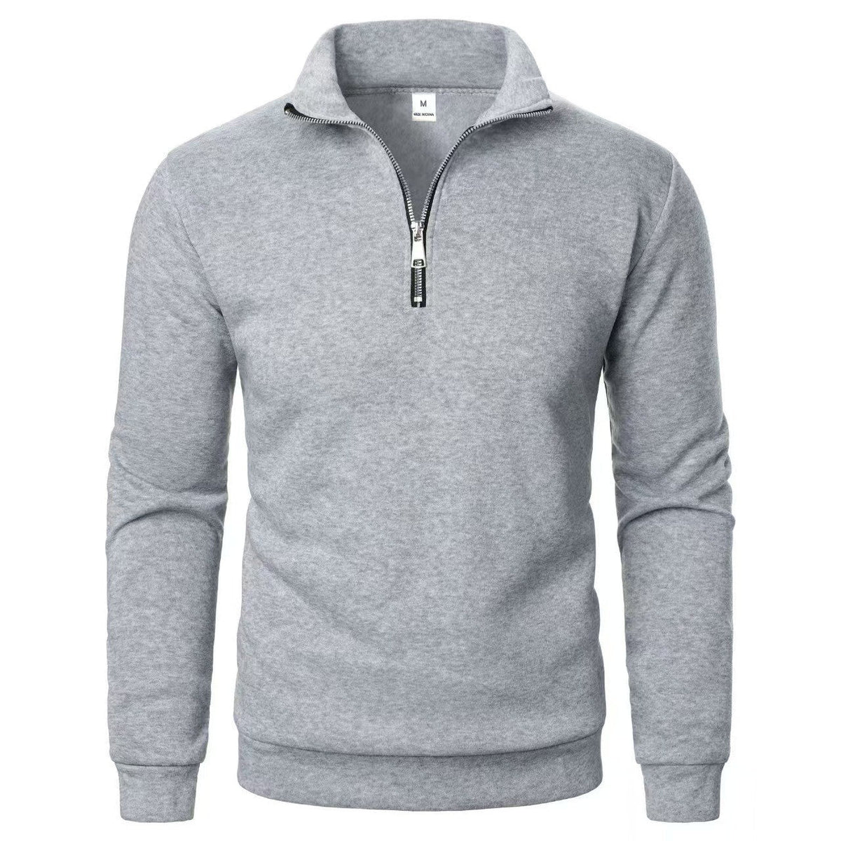 Men's High-Neck Half-Zip Sweatshirt – Casual Fit