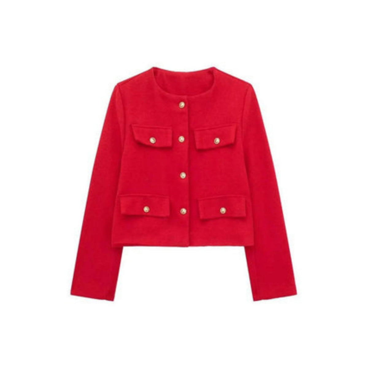 Women's Cropped Jacket - Short, Structured Cut with Clean Finish