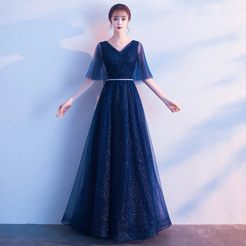 Women's Evening Maxi Dress – Flowing Princess Fit