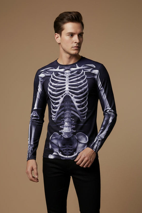 Men's Long-Sleeve Sweater - Straight Fit Relaxed Fit