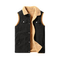 Men's Ribbed Corduroy Vest - Thick Lining and Workwear Fit