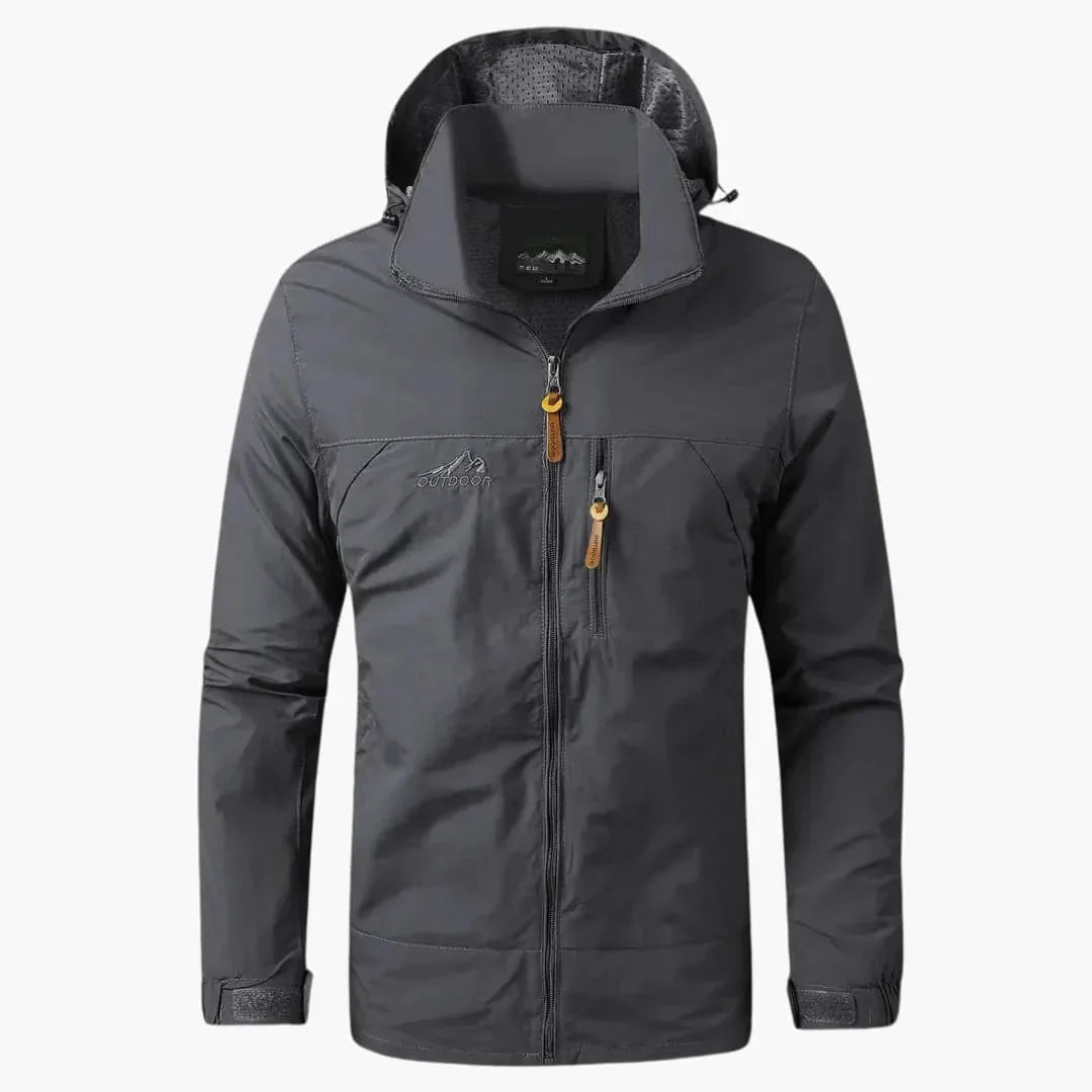 Men’s Hooded Windbreaker Jacket – Lightweight and Versatile