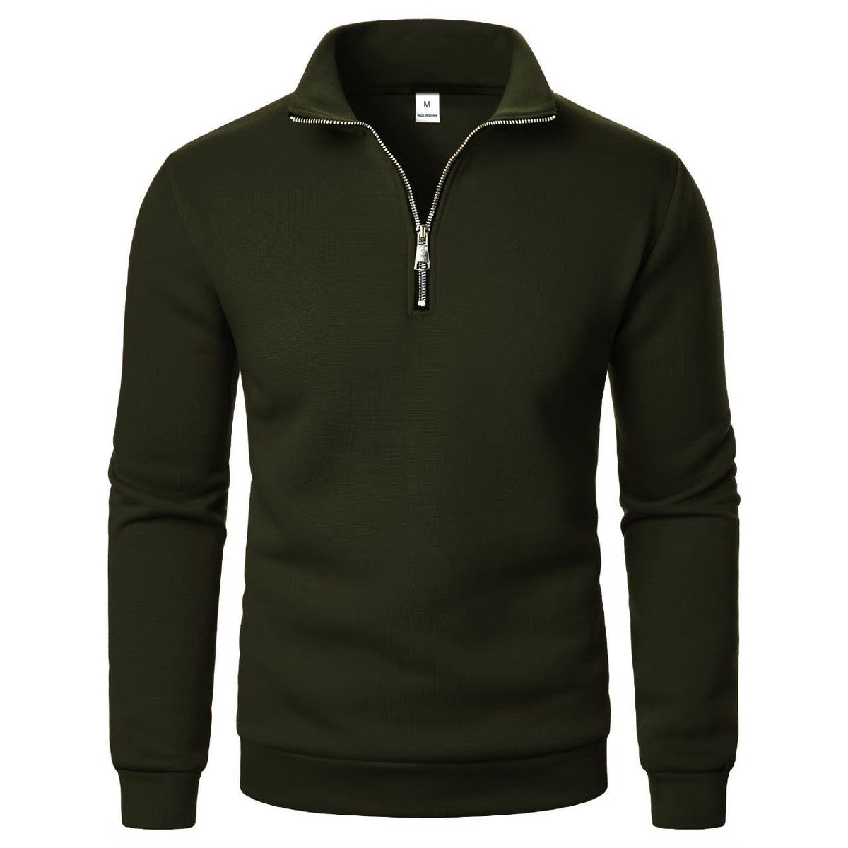 Men's High-Neck Half-Zip Sweatshirt – Casual Fit