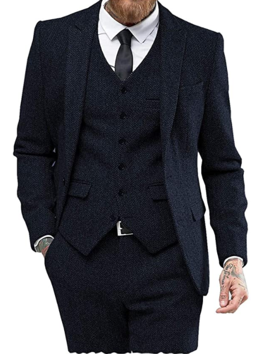 Men's Three-Piece Suit – Classic Tailoring Set
