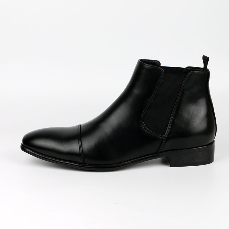 Men's Chelsea Boots – Retro Square Toe and Low Heel