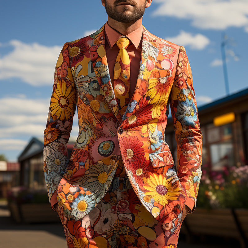 Men's Blazer Suit Jacket – Structured Modern Fit