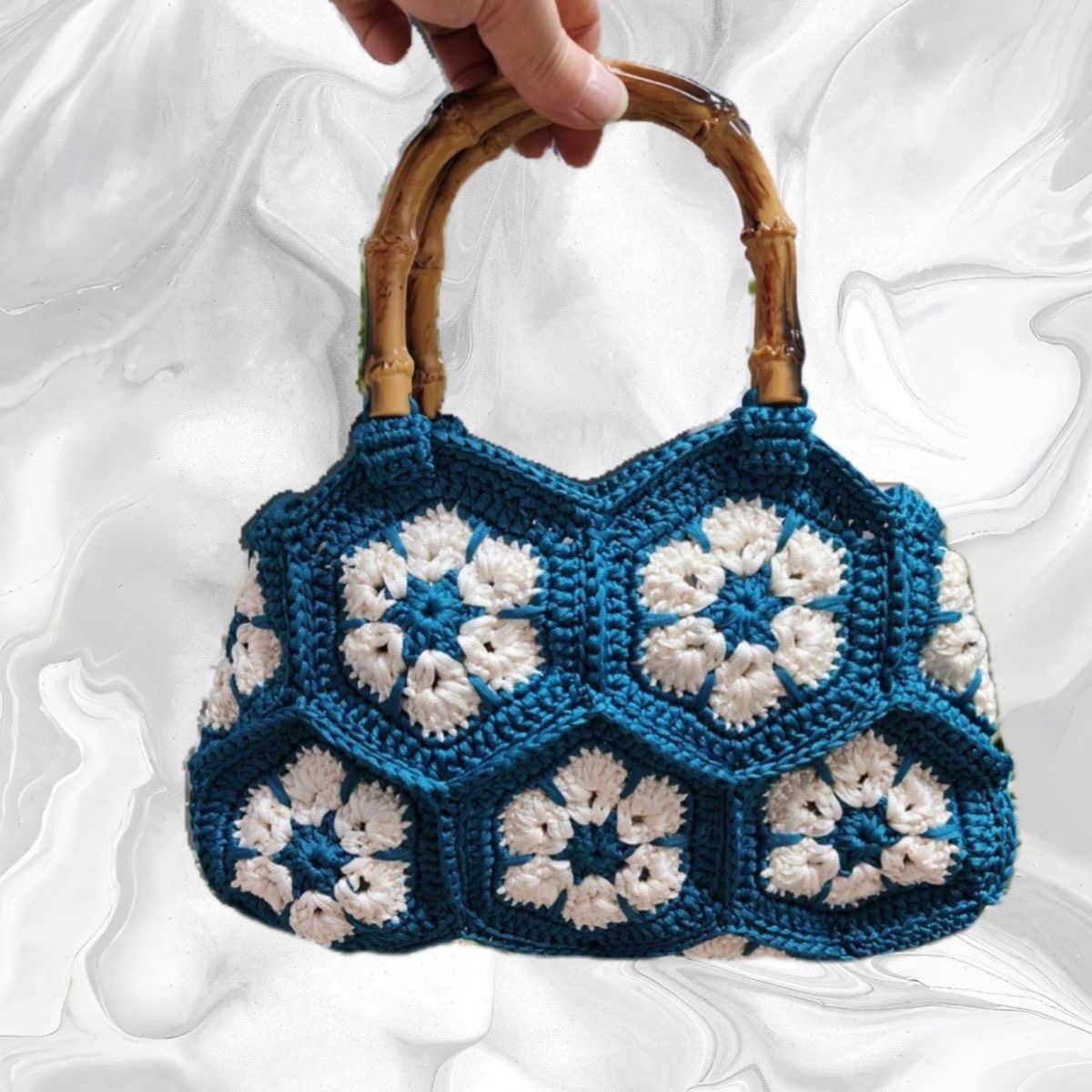 Double-Sided Embroidered Handbag – Handwoven Detail