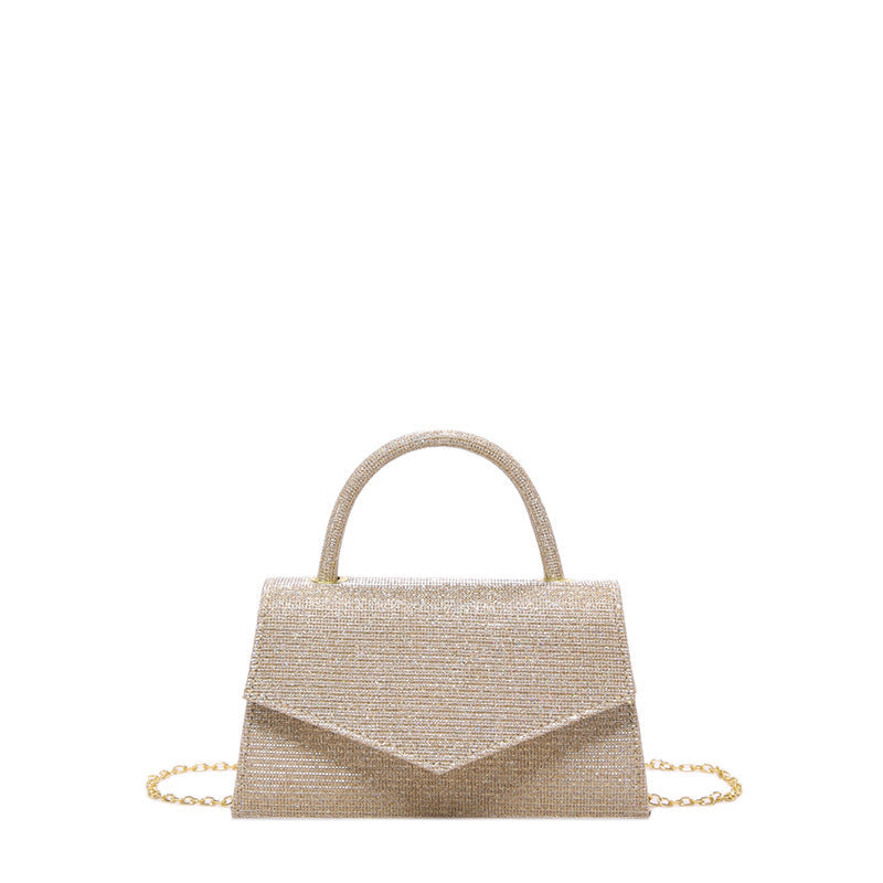 Women's Small Diamond Effect Square Handbag – Elegant Clutch