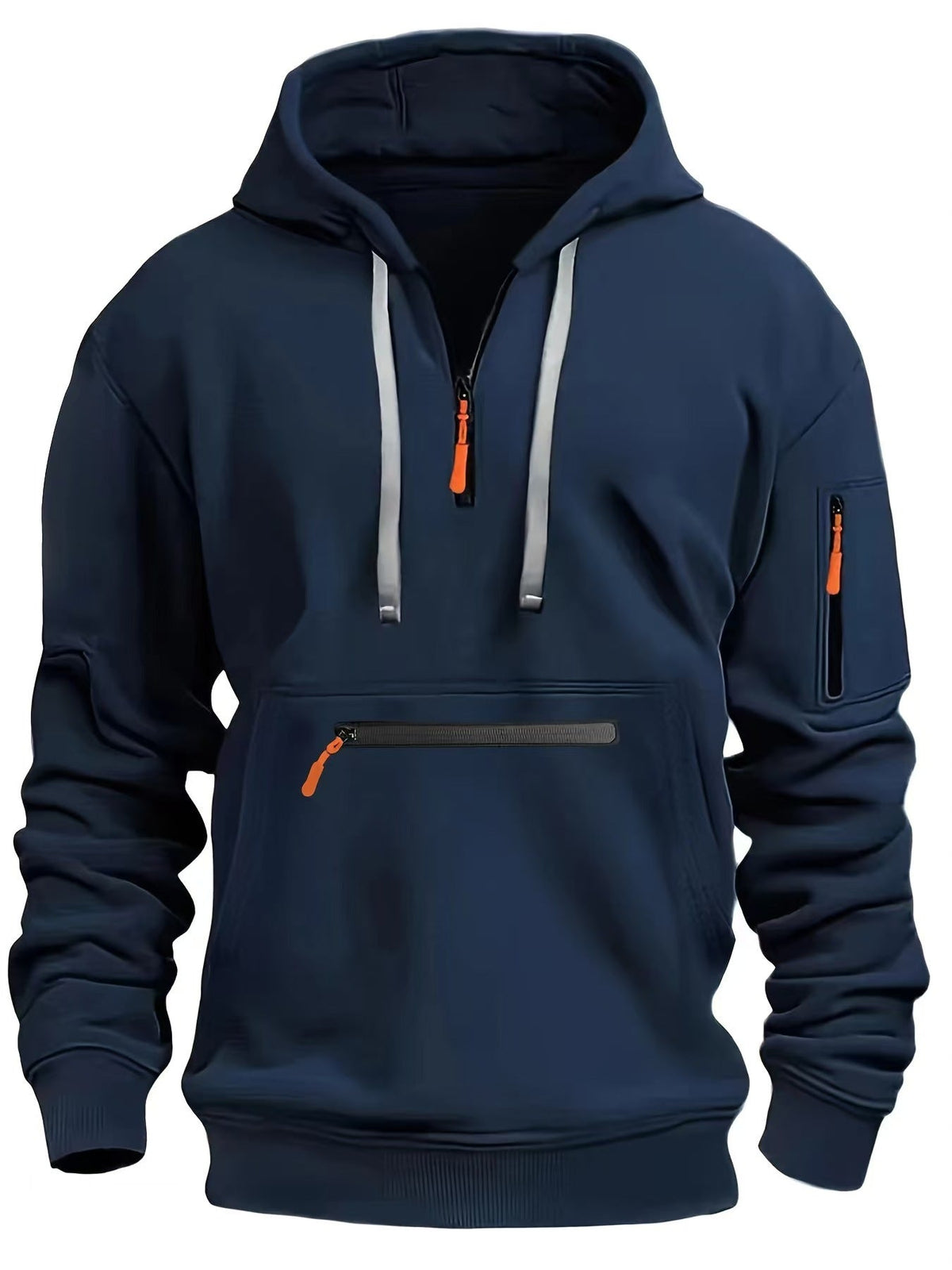 Men’s Casual Cardigan Jacket – Loose Fit with Long Sleeves